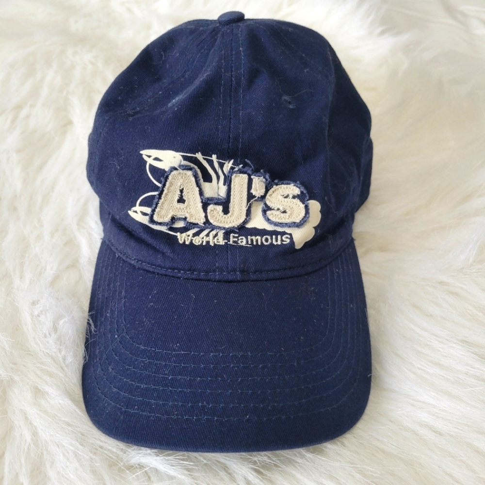 AJ's World Famous Legends Never Die Destin, FL Blue Crawfish Hat NWOT One Size